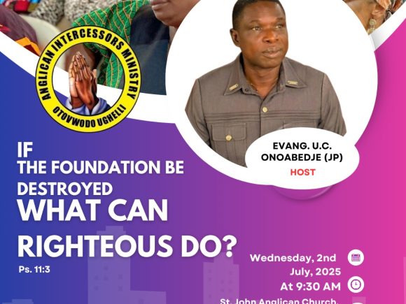 IF THE FOUNDATION BE DESTROYED, WHAT CAN THE RIGHTEOUS DO. – Psalm 11:1